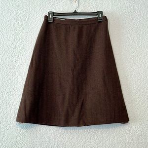 Dolce & Gabbana Herringbone Academia Skirt
